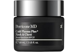 Perricone MD Cold Plasma Plus+ Neck & Chest Broad Spectrum Spf 25, Almond, 30 Mililitro
