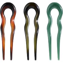 7er Set Matte U-förmige Haarnadeln Im French Twist Stil – Stylisches Zubehör Für Frauen Mit Dickem Haar