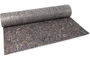 PENNELLIFICIO 2000 | Bobina in Tessuto non Tessuto, Rotolo di Feltro con Pellicola in Polietilene Antiscivolo, Indicato per Proteggere i Pavimenti, Lunghezza 25 Metri, Altezza 1 Metro e Peso 300 gr/mq