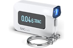 Alcoholímetro de Llavero BACtrack C6 | Precisión Profesional | Conectividad Inalámbrica con Smartphones | Compatible con iPhone, Android (Google, Samsung) | Integración con Apple HealthKit