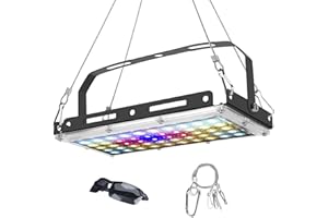 BOSYTRO LED Grow Light, Lampada di Coltivazione LED 150W Lampada LED per pianta Spettro Completo per Indoor Piante Giardino per Verdure e Fiori