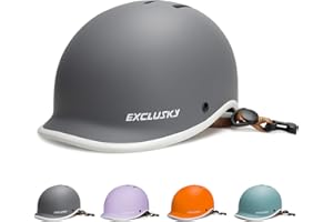 Ckorison Bike Helmet for Adult Men and Women, Bicycle Helmet for Commuting Road Biking Skating with Adjustable Dial Size 56-61cm