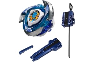 CWED Set Giroscopico in lega Blu - Trasmettitore a Nastro con Maniglia, Trottola Giocattolo da Battaglia, Un Regalo per i Ragazzi(A)