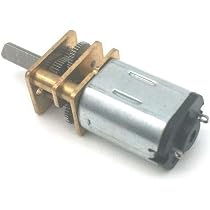 Moteur Réducteur GA12-N20 DC 3V - Boîtier Métal, Couple Élevé, Faible Bruit - 15-1000 Tr/min (300RPM)