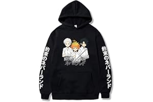 acsefire The Promised Neverland Printed Sudadera Casual para Hombres y Mujeres
