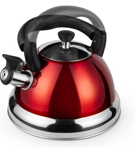 Smile MCN15/C - Bollitore a induzione, teiera con fischietto, per tutti i tipi di cucina, 3 l