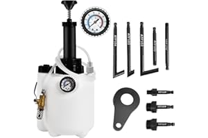 Chang QI Getriebeflüssigkeitspumpe (3L), Ölfüllung Füllsystem Flüssigkeitstransferpumpe Werkzeug mit 8 AluminiumlegierungsadapternGetriebeflüssigkeitsextraktor