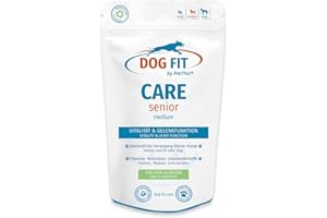 DOG FIT by PreThis® Care Senior für ältere Hunde I Für Vitalität, Wohlbefinden und die Unterstützung der normalen Gelenkfunktion. Mit essenziellen Nährstoffen, ohne Zusätze I medium 10-25 kg