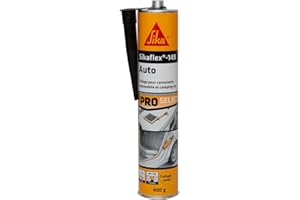 SIKA - Mastic carroserie - Sikaflex-149 Auto Noir - Multi-supports - Etanchéité, collage, réparation, raccordement, assemblage sur carrosserie auto et camping-car -300ml