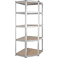 Monzana Estantería Metálica Esquinera Metal Estante Carga Pesada 875kg/Estante Taller 180x70x40cm