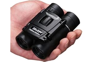 FELiCON leggero binocolo impermeabile binocolo 20 × 22 Light Night Vision binocolo per portatile pieghevole mini piccola tasca binocolo con panno pulito e borsa per il trasporto per bird watching