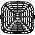 Kopinma Air Fryer Grill Plate for Instants Vortex Plus 6QT Air Fryers, Upgraded Square Grill Pan Tray Replacement Accessories