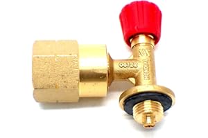 HUDDERSFIELD GAS Conversion Adaptor Kit from standard propane Pol to a Camping Gas 907 Cylinder