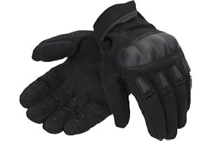 Royal Enfield Kommuter Riding Gloves | Impact Resistance: TPR Knuckle Protectors | Throttle Control: Reinforced Palm Grip | Steady Grip: Microsuede Palm Patch | Breathable Construction | Black L