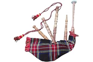 IMPERIAL KILT PRODUCTS Dudy Do Zabawy Dla Dzieci - Zabawka Bez 2 Stroików z Torbą (Szkocki Narodowy Tartan)