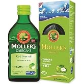 M&Ouml;LLER'S Omega-3 Balık Yağı Şurubu Doğal Elma Aromalı 250 ml 73608