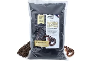 UK GROW Worm Castings by UKGROW | 100% Organic Natural Fertilizer for Plants - Boost Growth & Soil Health in Various Sizes (1L, 2L, 3L, 5L, 10L, 20L) (20 Litre)