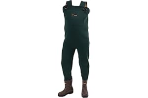 FROGG TOGGS Amphib Neoprene Bootfoot Chest Wader, Cleated or Felt Outsole