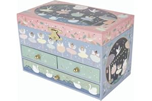 Floss & Rock 43P6389 Enchanted Musical Jewelry Box with 3 Drawers