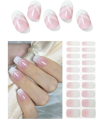 20 Stück Barbie Pink Nagelfolien – Selbstklebende UV-Gel-Folien Für Gelnägel, Inkl. Zubehör