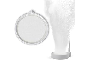 meukcez Kamień powietrzny do akwarium, dyfuzor do akwarium, 50 mm Nano Bubble Air Stone Bubble Air Stone Disc, płyta wentylacyjna do akwarium, wydajna praca tlenu, cicha praca