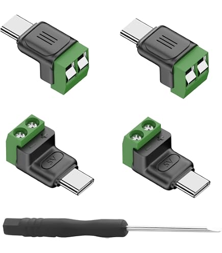QIANRENON Adattatore Micro USB Quick Connect Senza Saldatura – Connettore Maschio A Crimpare 5 Pin Per Cavo Dati E Ricarica – Fai Da Te E Riparazioni - 5