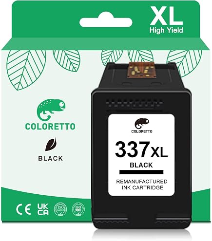 Cartouches D'Encre Compatibles HP 337 XL & 343 XL - Pour DeskJet 5940 Et Autres - Multicolore - Neuf