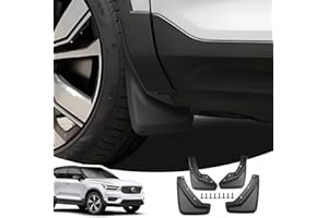 LANGBEAN Garde-Boue pour Volvo XC40 2025 2024 2023 2022 2021 2020 2019 2018, Bavettes Avant et Arrière avec Vis de Montage, Pare Boue Anti-Éclaboussures Accessoires Pas Besoin de Percer [4 Pièces]