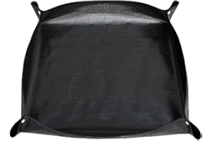 Oncpcare Waterproof Pet Playpen Mat 150x150cm Guinea Pig Cage Liner Tarp Bottom Reusable Base for Rabbits, Bunny, Ferrets and Other Small Animals (Black)