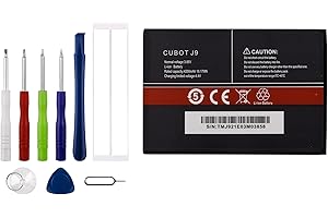 Vvsialeek Cubot J9 Batteria di ricambio compatibile con C-ubot J9 & C-ubot P40 con toolkit