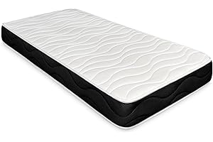 Somnia Descanso - Colchón Viscoelástico Versalles Reversible, con Viscosoft, Firmeza y Confort, Firmeza Media-Alta, Cara Invierno-Verano 90 x 190