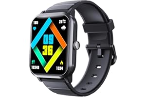 SOLONSUO Smart Watch, 2023 NEW F33 Blood Glucose Monitoring Blood Sugar Monitor Fitness Tracker with Blood Pressure Blood Oxygen Heart Rate Mornitor Calorie Step Counter for Men Women (Black)