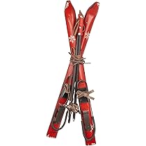 ECD Germany Holz Deko Schlitten Mit 25 Warmweißen LEDs & Timer - 31,5cm Weihnachtsdekoration Für Zuhause