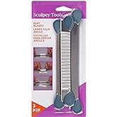 Sculpey Polyform Aletleri Kil Bı&ccedil;akları 3 Bı&ccedil;ak Dahil - Esnek, Taraklı ve Sert Bı&ccedil;ak Polimer Fırın Pişirme Kili Aleti T&uuml;m bec