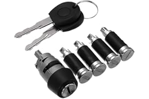 PRO-PLIP ProPlip 4 cerraduras puertas barriles + neiman Compatible con T4 Transporter Caravelle MK IV 701837205 + 2 llaves Contacto