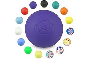 ‎CAPTAIN LAX Captain LAX Massageball Original - Lacrosseball in verschiedenen Farben, aus Hartgummi, mit den Maßen 6 x 6 cm geeignet für Triggerpunkt- & Faszienmassage/Crossfit