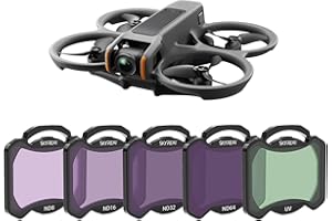 Skyreat Avata zestaw filtrów 2 ND, obiektyw kamery o neutralnej gęstości, 5-pak filtrów UV, ND8, ND16, ND32, ND64 do akcesoriów do dronów DJI Avata 2