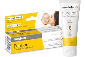 Medela Purelan Lanolin Nipple Cream - Relief for Sore Nipples and Dry Skin - Based on Natural Ingredients, Hypoallergenic and Dermatologically Tested, Fragrance Free, 37g