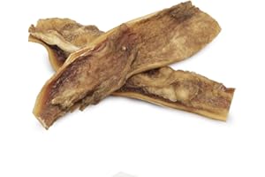 GESPETFOOD 100% NATURAL Barras Secas de Piel de Vacuno para Perros - Bolsa de 1 kg - Snack Deshidratado para Perros - 100% Vaca - Encías Saludables - GESPETFOOD