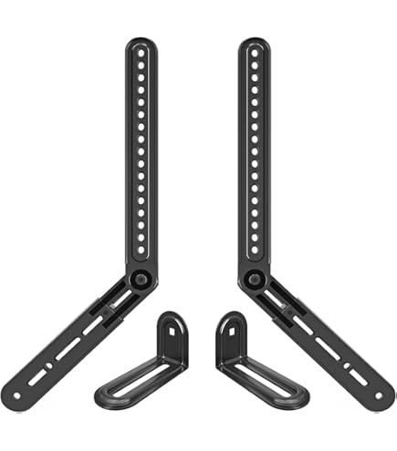 Vivo Speaker Brackets VIVO Steel Soundbar Bracket Speaker Mount