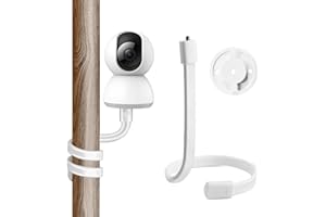 aiyraa Babyphone Halterung für Eufy SpaceView Babyfon, TP-Link Tapo C200/C210/C220, Reolink E1/E1 Pro, Flexible Kamera Halterung, Keine Bohrungen, für Babyzimmer