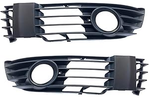 HZ-DESIGN 1 Satz Stoßstangengitter Lüftungsgitter Nebelscheinwerferblende Li+Re kompatibel mit Passat 3BG