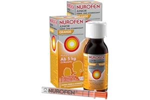 ‎NUROFEN NUROFEN Junior Fieber- und Schmerzsaft Orange - 40 mg/ml Suspension zum Einnehmen für Kinder ab 3 Monate - Bei Fieber & Schmerzen - 2 x 100 ml