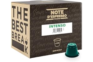 Note d'Espresso - Intenso - Cápsulas de Café - Compatibles con Cafeteras NESPRESSO* - 100 caps