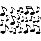 GreenIT 2 Sets Aufkleber Notenschlüssel Violinschlüssel 10cm + Noten