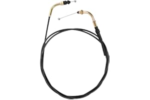 QAZAKY Throttle Gas Cable for GY6 50cc 80cc 90cc 110cc 125cc 150cc - 250cc 139QMB 1P39QMB 152QMI 157QMJ Chinese Scooter Motorcycle ATV Quad Go Kart Moped Pit Dirt Bike Baja TaoTao Jonway Lifan