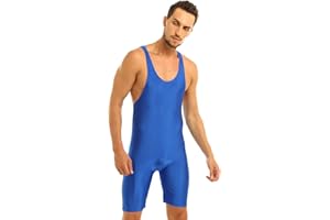 YiZYiF Mono Ajustado Maillot de Músculo Para Hombres Mankini Leotardo Gimnasia Bóxeador Body Maillot Completo Deportivo Ciclismo Natación Bodysuit