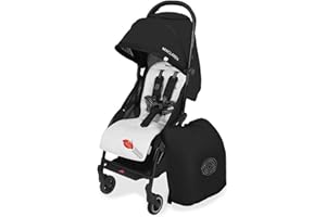 Maclaren Atom Style Set silla de paseo ligera, compacta y de plegado plano, Para niños de recién nacidos hasta 25 kg, capota extensible UPF 50+ y asiento reclinable, Accesorios incluidos, Negro
