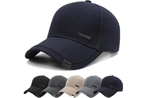 DURINM Cappellino Uomo Donne con Visiera Cappello Unisex Berretto da Baseball Cappellini Estivo Invernali 100% Cotone Corona Morbida e Flessibile Cappello Donna