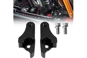 RYANSTAR RACING 2 Inch Lowering Blocks Kit Rear Slam Lowering Blocks Compatible with Harley Davidson Touring Street Glide 2002-2023 Fits Harley Davidson Touring Models